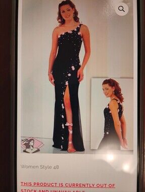 Drop Dead Anna Scott Silk Black 1 Shoulder Split Dress Pretty Pink Flowers